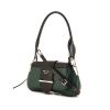 Prada Sidonie handbag in green and black bicolor leather - 00pp thumbnail