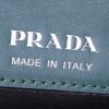 Bolso de mano Prada Sidonie en cuero bicolor verde y negro - Detail D4 thumbnail