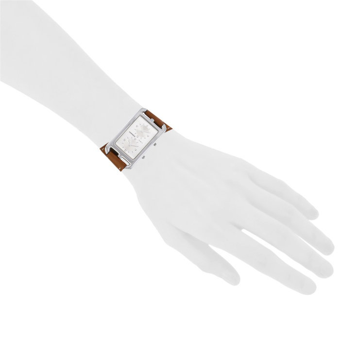 Reloj Hermès Nantucket de acero Ref :  CC3-510 Circa  2000 - Detail D1