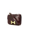 Hermès  Constance handbag  in red H alligator - 00pp thumbnail