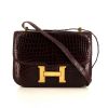 Hermès  Constance handbag  in red H alligator - 360 thumbnail