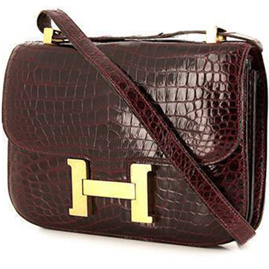 Hermès 2010 pre-owned Constance shoulder bag - Purple