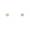 Cartier Trinity small earrings in 3 golds and diamonds - 00pp thumbnail
