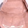Louis Vuitton shopping bag in brown monogram canvas and natural leather - Detail D2 thumbnail