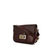 Celine Vintage shoulder bag in burgundy leather - 00pp thumbnail