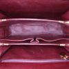 Celine Vintage shoulder bag in burgundy leather - Detail D2 thumbnail