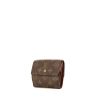 Billetera Louis Vuitton en lona Monogram marrón y cuero marrón - 00pp thumbnail