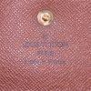 Portafogli Louis Vuitton in tela monogram marrone e pelle marrone - Detail D3 thumbnail