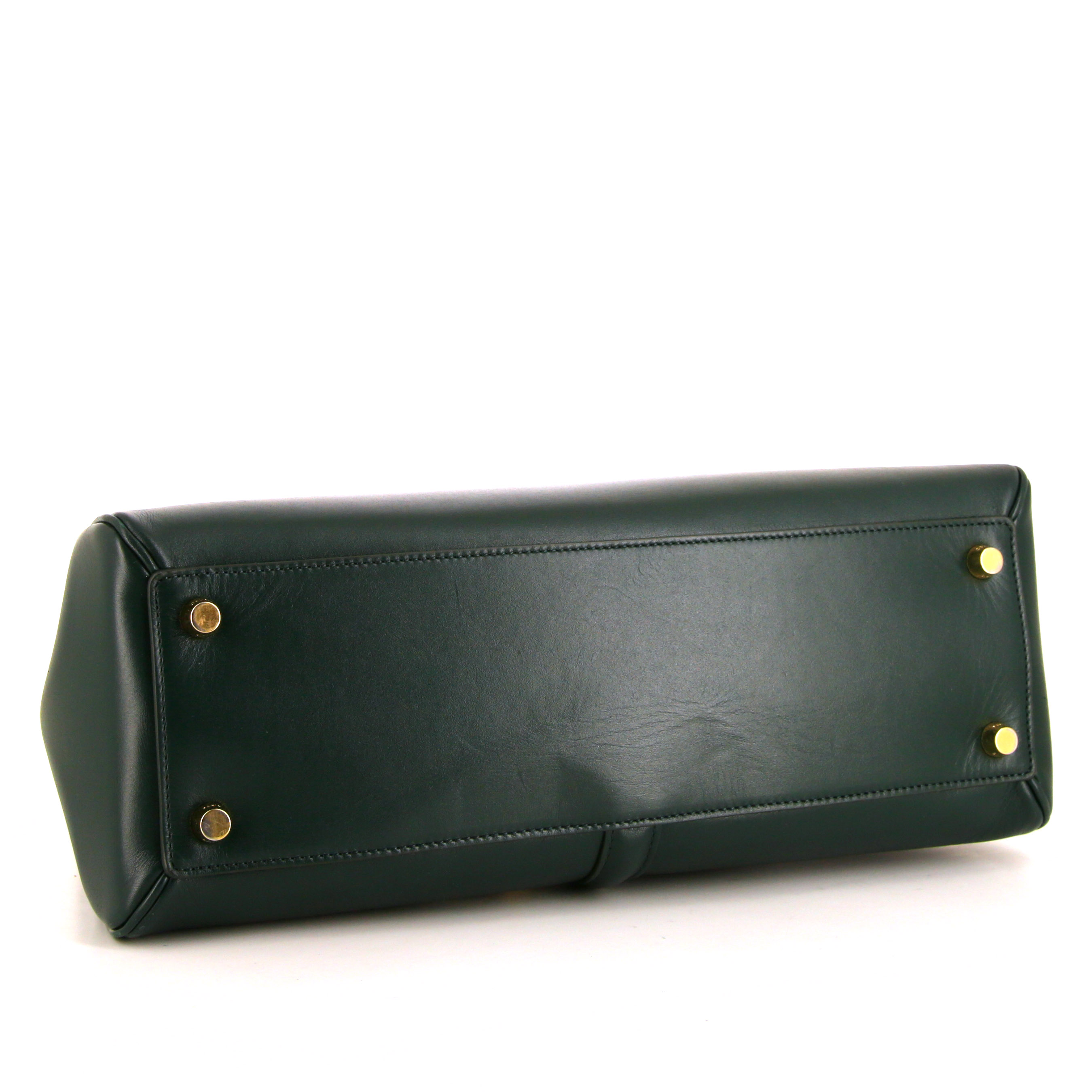 Borsa Celine 16 in pelle verde - Detail D5