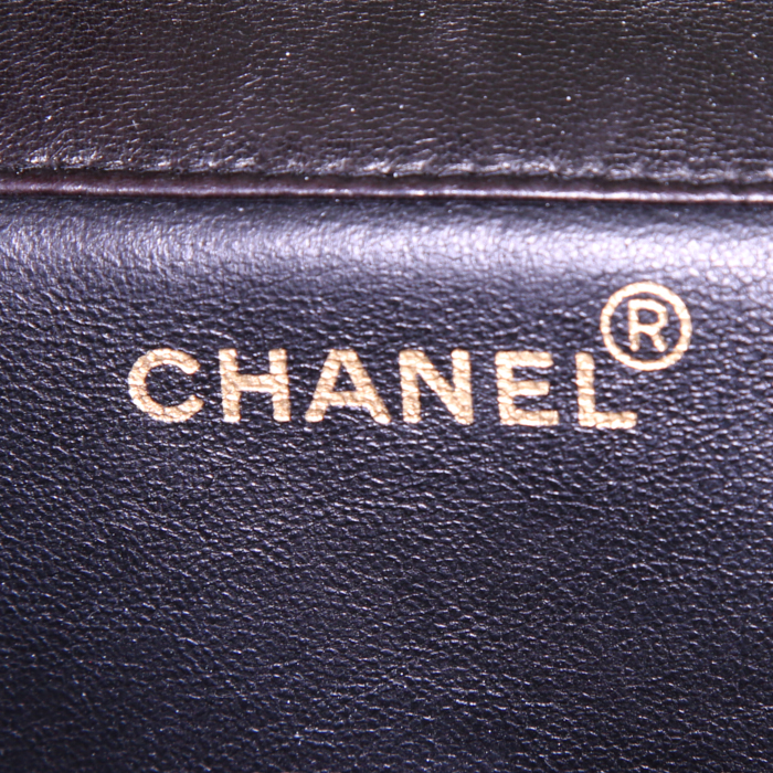 Borsa Chanel Timeless in pelle trapuntata nera - Detail D3