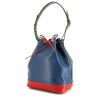 Shopping bag Louis Vuitton grand Noé modello grande in pelle Epi blu rossa e verde - 00pp thumbnail