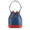 Louis Vuitton grand Noé large model shopping bag in blue, red and green epi leather - 360 thumbnail