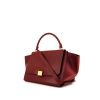 Celine Trapeze medium model handbag in red leather - 00pp thumbnail