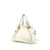 Chloé Paraty handbag in white leather - 00pp thumbnail