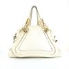 Chloé Paraty handbag in white leather - 360 thumbnail