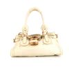 Chloé Paddington handbag in cream color grained leather - 360 thumbnail
