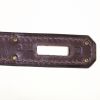 Hermes Kelly 35 cm handbag in brown leather and brown foal - Detail D5 thumbnail