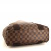 Shopping bag Louis Vuitton Beaubourg in tela a scacchi ebana e tela marrone - Detail D4 thumbnail
