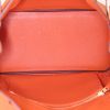 Hermes Birkin 25 cm handbag in Poppy orange togo leather - Detail D2 thumbnail