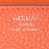 Hermes Birkin 25 cm handbag in Poppy orange togo leather - Detail D3 thumbnail