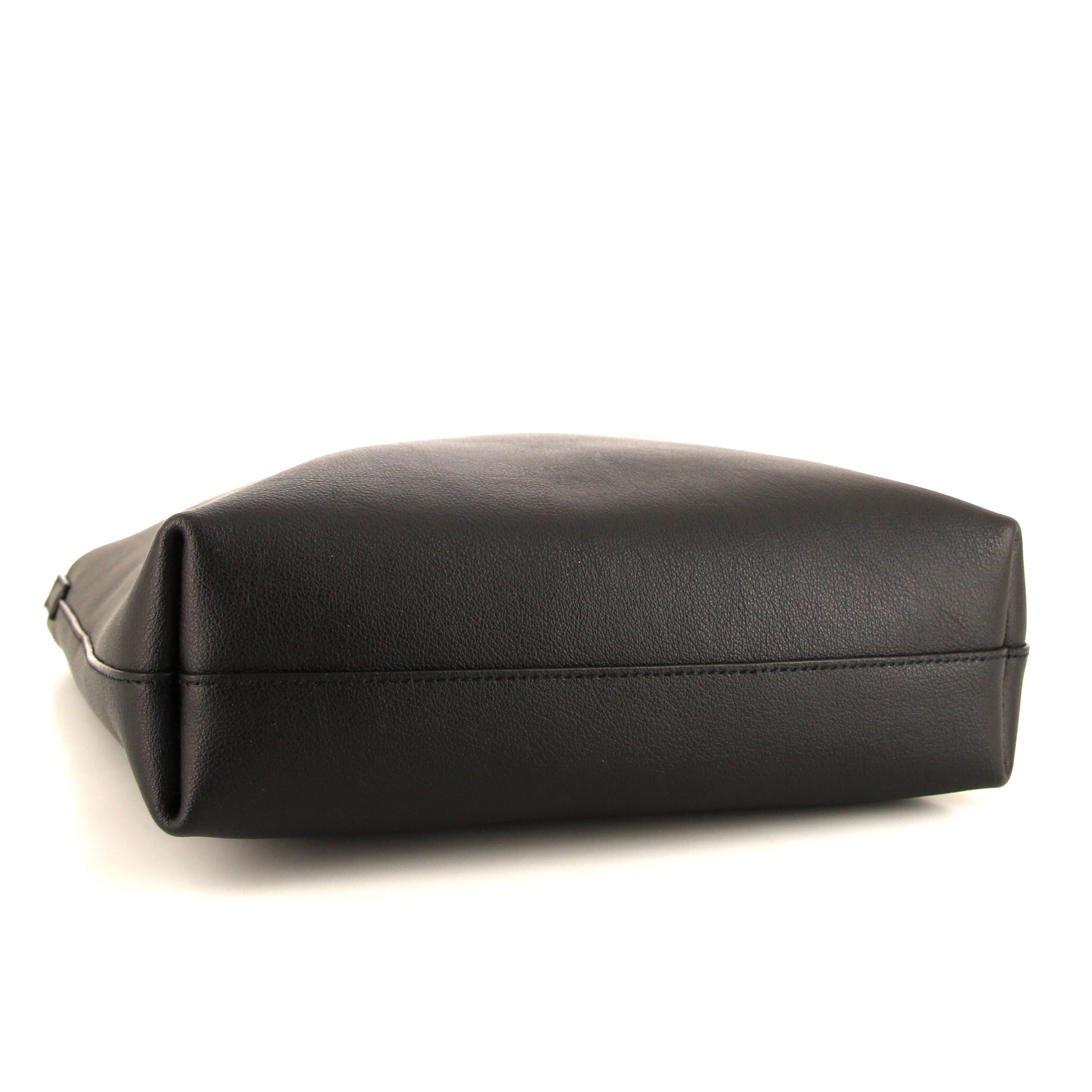 Shopping bag Saint Laurent Shopping in pelle nera - Detail D5