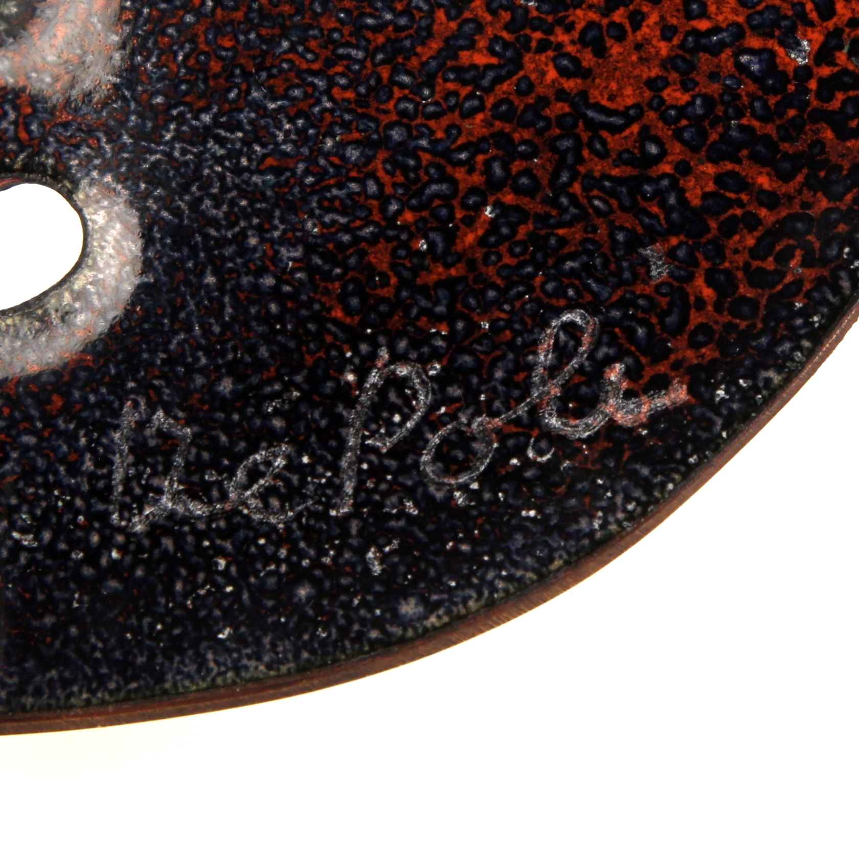 Gio Ponti, "Maschera", enamel on copper, De Poli production, signed by the enameller, 1950s - Detail D1