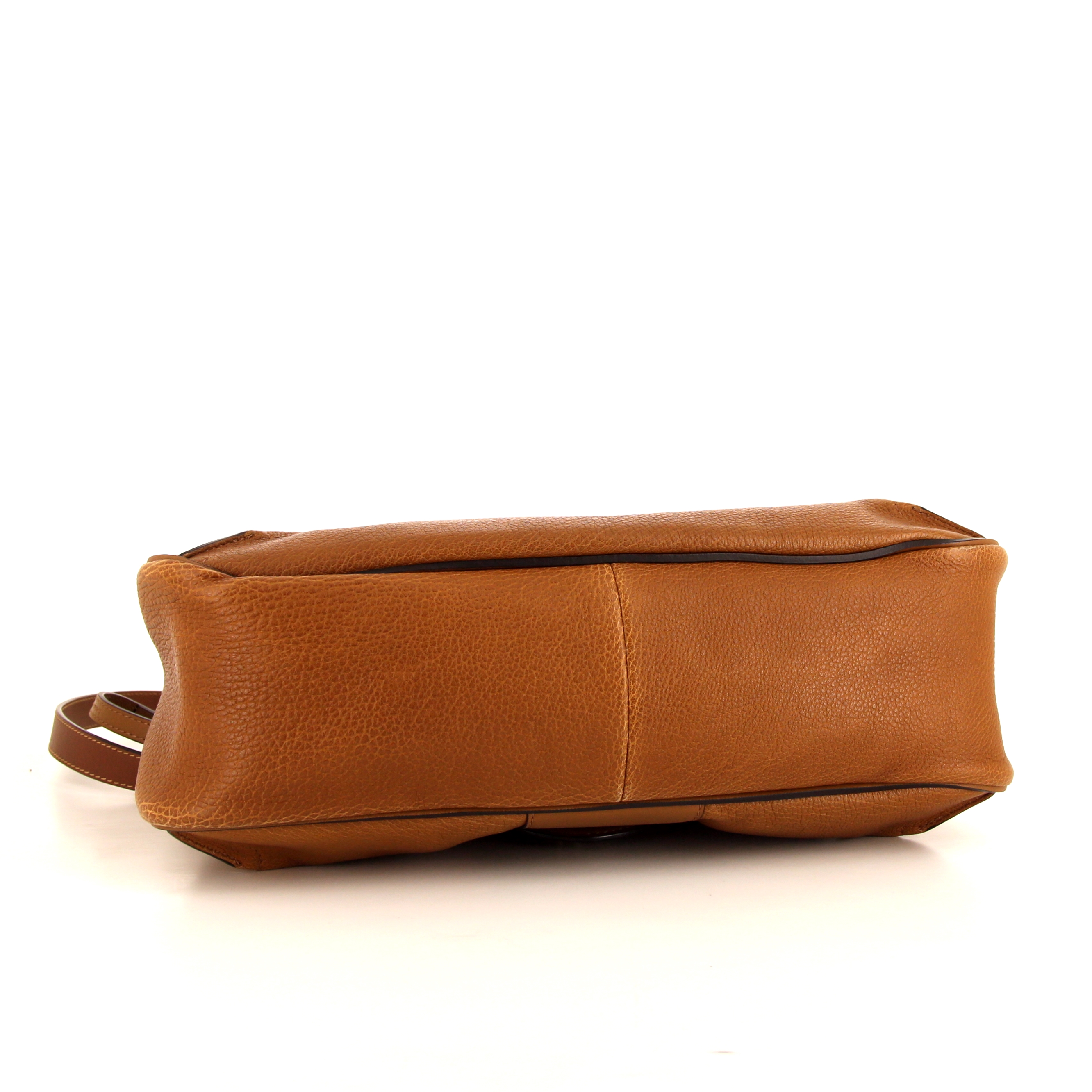 Chloé Lexa medium model shoulder bag in brown leather - Detail D5