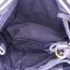 Jerome Dreyfuss Igor shoulder bag in navy blue leather - Detail D2 thumbnail