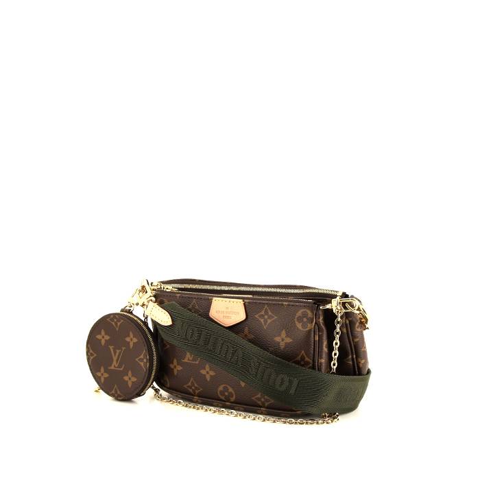 Bolsito-cinturón Louis Vuitton Pochette-ceinture en lona Monogram y cuero  natural