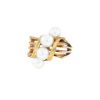 Mikimoto ring in 14 carats yellow gold and pearls - 00pp thumbnail