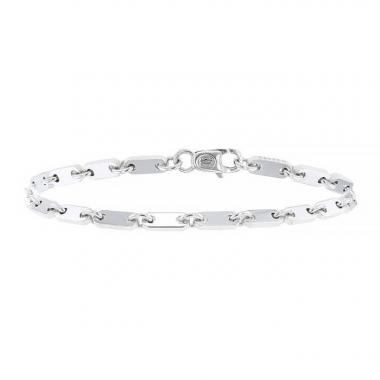 Bracciale Cartier Figaro in oro bianco