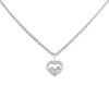 Collar Chopard Happy Heart en oro blanco y diamantes - 00pp thumbnail