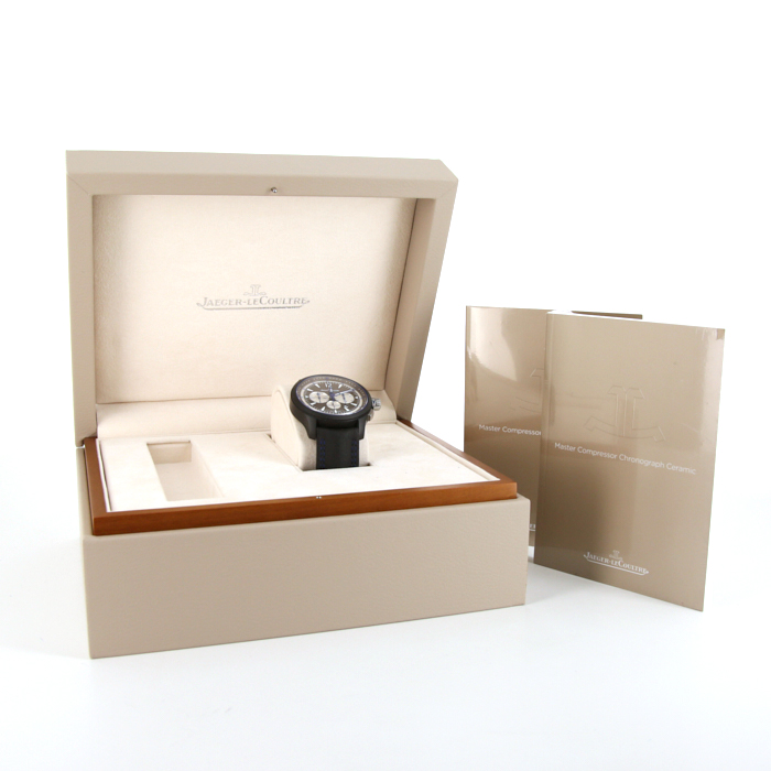 Jaeger Lecoultre Master Compressor-Chronograph watch in ceramic Ref:  179C.C.7 Circa  2010