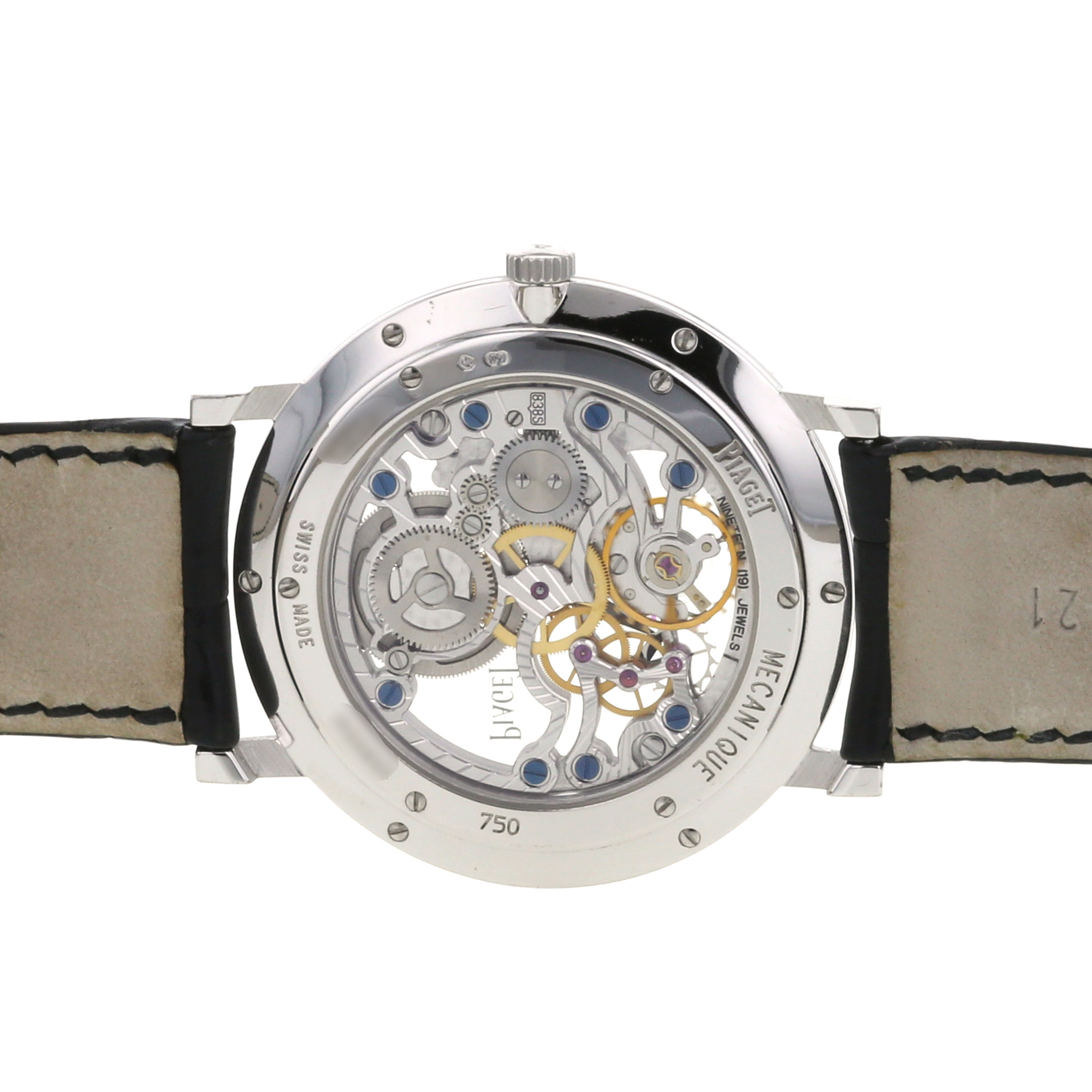 Reloj Piaget Altiplano Skeleton de oro blanco Ref :  P10524 Circa  2017 - Detail D1