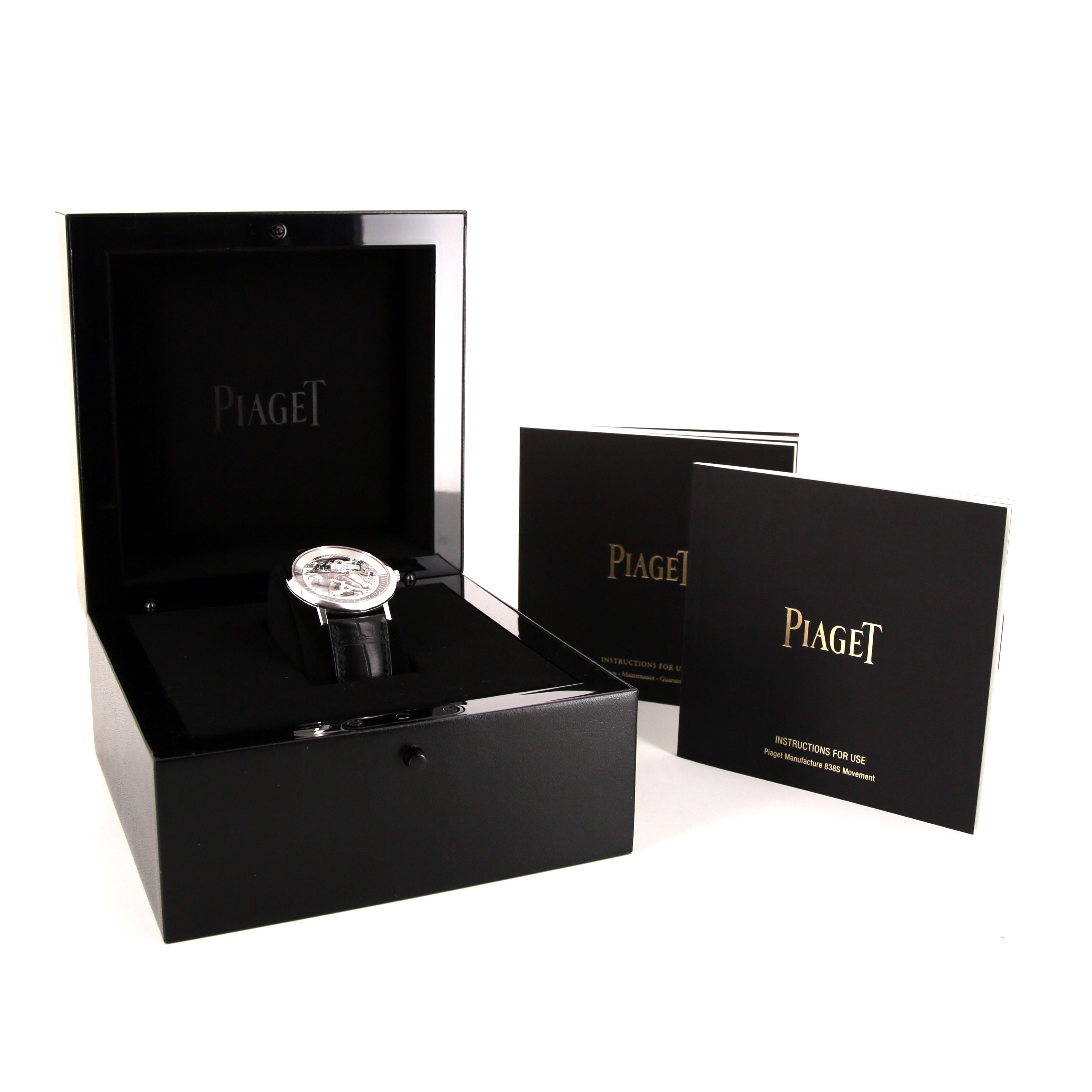 Montre Piaget Altiplano Skeleton en or blanc Ref :  P10524 Vers  2017 - Detail D3
