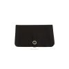 Hermes Dogon - Pocket Hand wallet in black leather taurillon clémence - 360 thumbnail