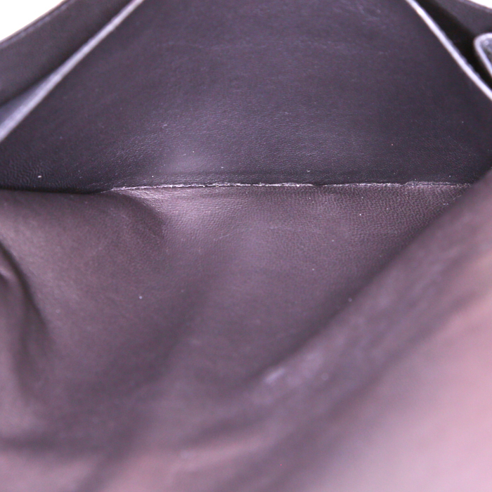 Billetera Hermes Dogon - Pocket Hand en cuero taurillon clémence negro - Detail D2
