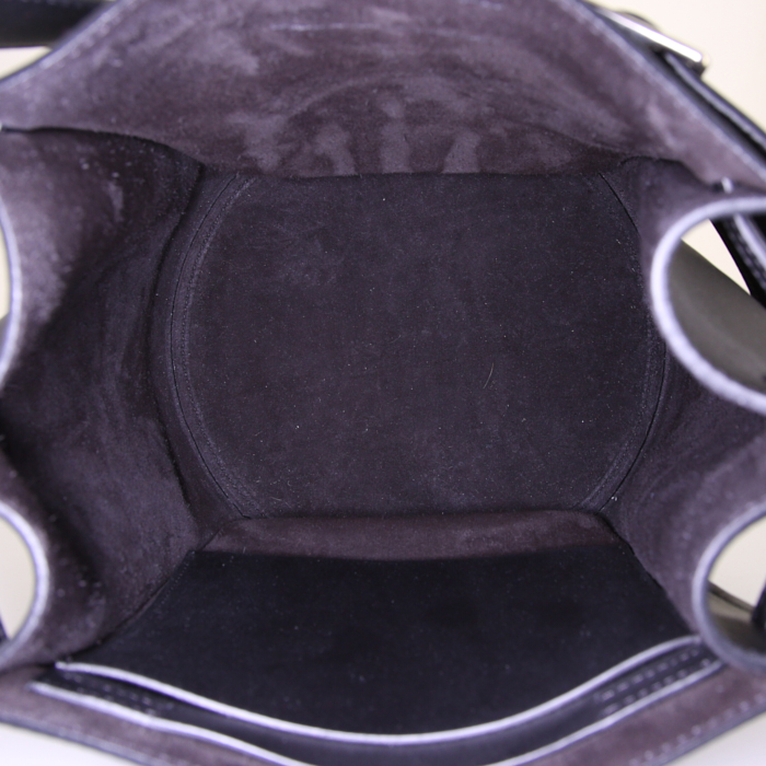 Celine Big Bag shoulder bag in black leather - Detail D2