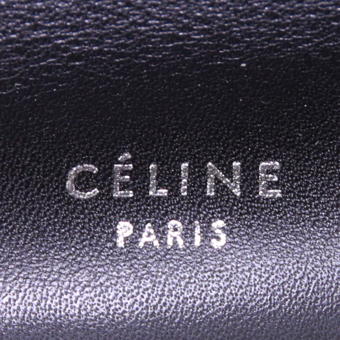 Sac bandoulière Celine Big Bag en cuir noir - Detail D3