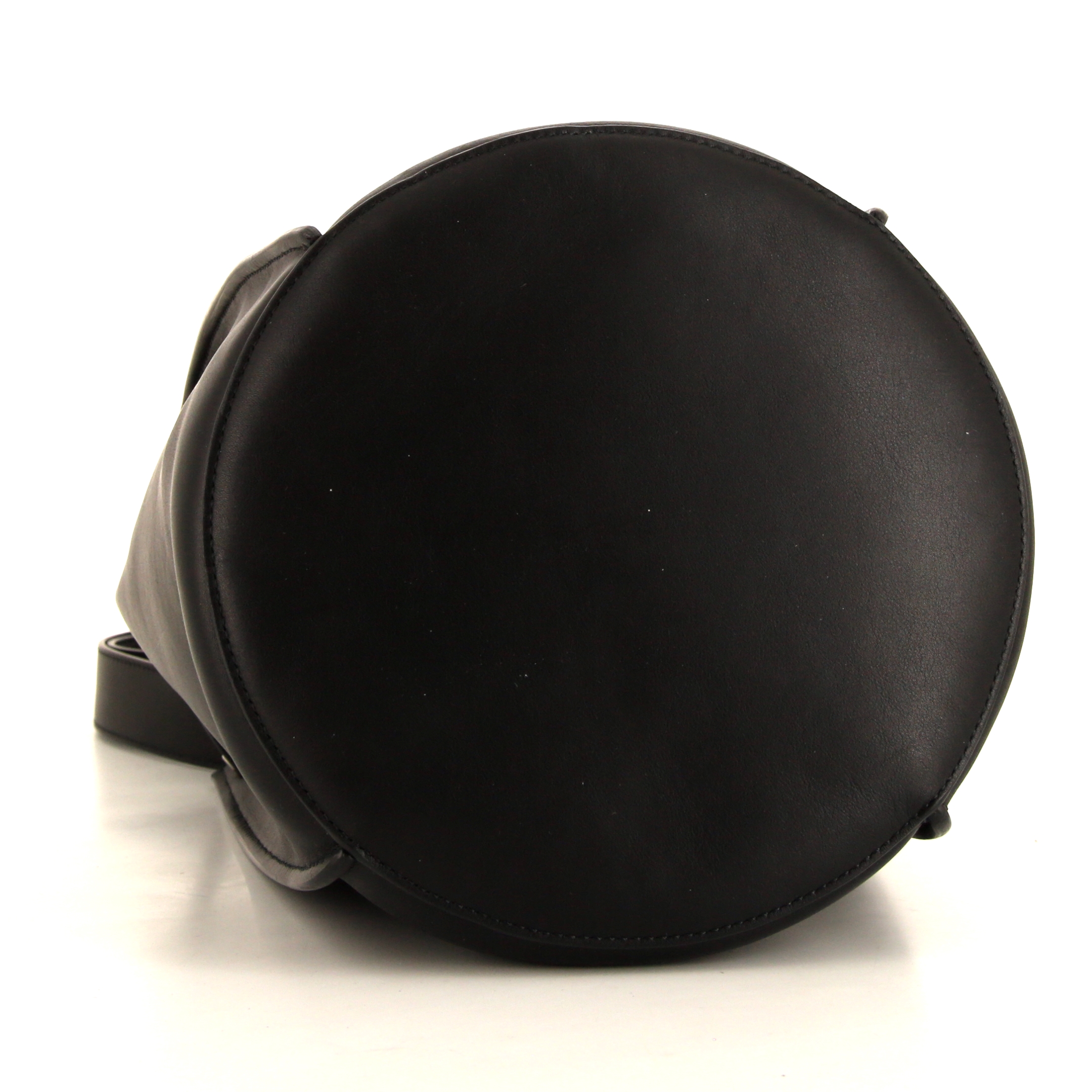 Sac bandoulière Celine Big Bag en cuir noir - Detail D4