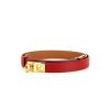 Cintura Hermes Médor in pelle Epsom rosso Casaque - 00pp thumbnail
