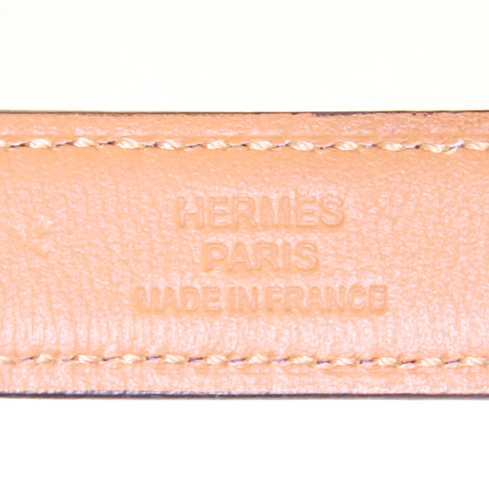 Cintura Hermès Kelly - Belt in pelle Epsom blu elettrico - Detail D2