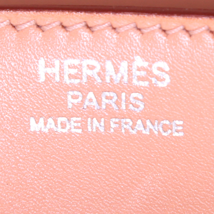 Bolso bandolera Hermès 2002 en cuero box beige - Detail D3