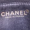 Chanel handbag in black quilted jersey - Detail D4 thumbnail