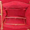 Borsa a tracolla Chanel Vintage in tela jersey rossa - Detail D3 thumbnail