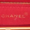 Borsa a tracolla Chanel Vintage in tela jersey rossa - Detail D4 thumbnail