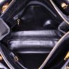 Chanel shopping bag in black grained leather - Detail D2 thumbnail