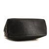 Chanel shopping bag in black grained leather - Detail D4 thumbnail