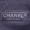 Shopping bag Chanel Deauville in tela beige e tela e pelle nera - Detail D3 thumbnail