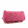 Bolso de mano Louis Vuitton Speedy Editions Limitées en denim rosa y cuero natural - Detail D4 thumbnail